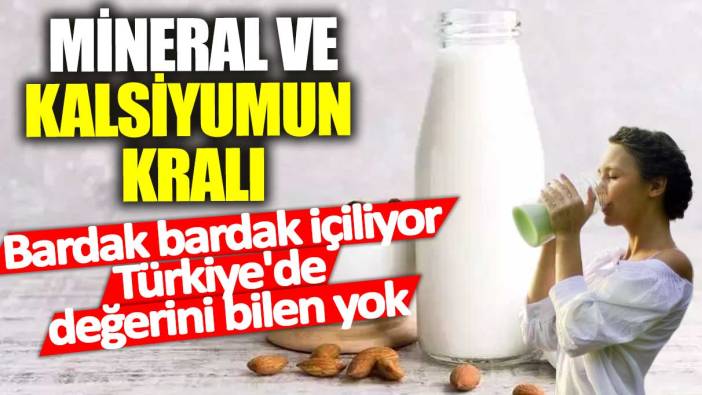 Bardak bardak içiliyor Türkiye'de değerini bilen yok! Mineral ve kalsiyumun kralı