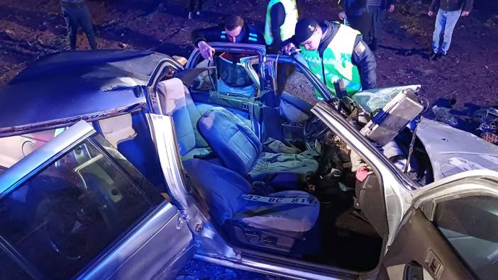 Konya'da korkunç kaza: 3 kişi hayatını kaybetti