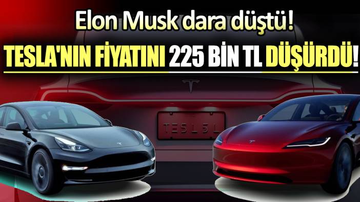 Tesla'nın fiyatı 225 bin lira birden düştü