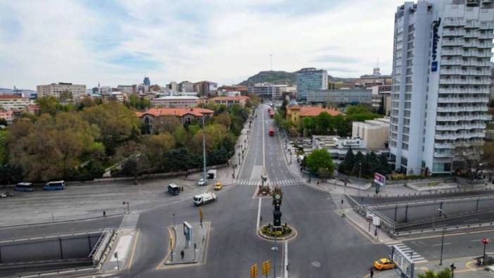Ankara havadan görüntülendi: Başkent hayalet şehre dönüştü