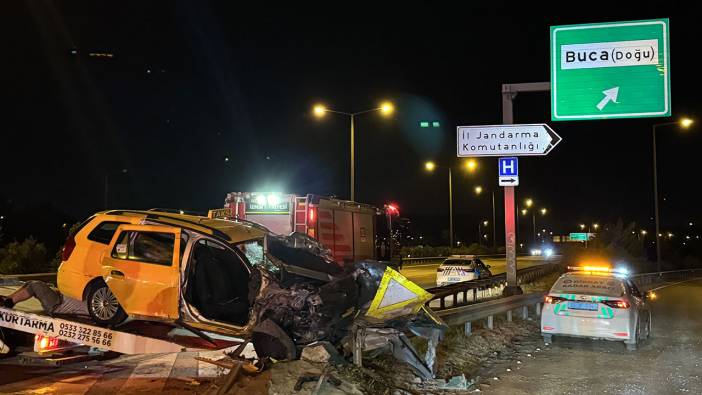 İzmir'de feci kaza: 1 ölü 5 yaralı