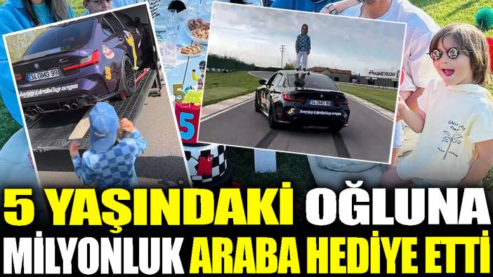 AKP'li eski milletvekili Kenan Sofuoğlu 5 yaşındaki oğluna milyonluk araba hediye etti
