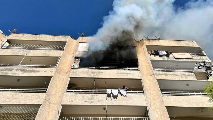 Şanlıurfa’da 4 katlı binada korkutan yangın