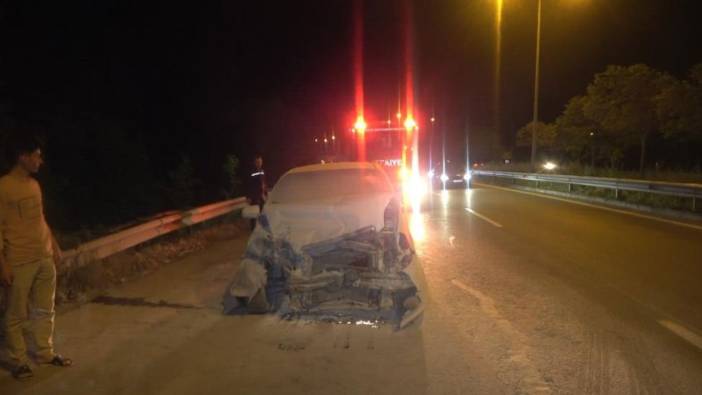 Bafra’da iki otomobil çarpıştı: 2 yaralı