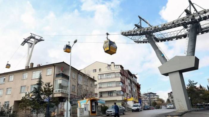 Ankara'da toplu taşıma hizmeti veren teleferik kapatıldı