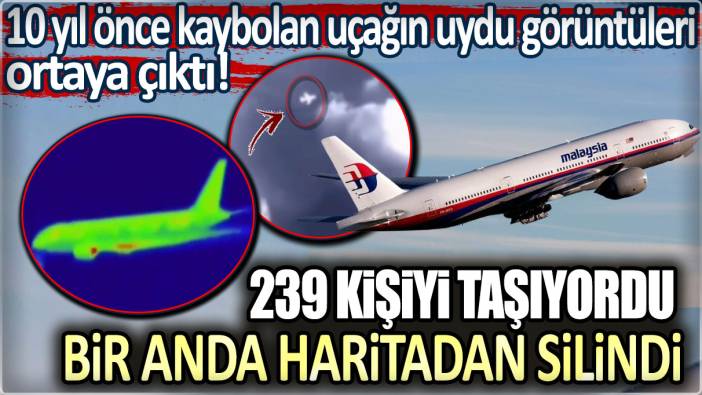 239 kişiyi taşıyordu bir anda haritadan silindi: 10 yıl önce kaybolan uçağın uydu görüntüleri ortaya çıktı!