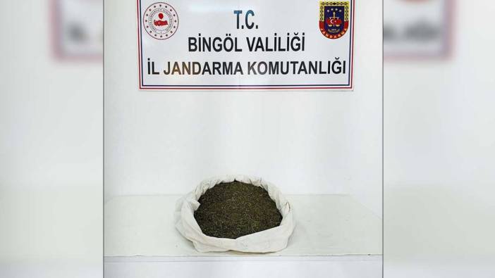 Bingöl’de 3 kilo 650 gram uyuşturucu madde ele geçirildi