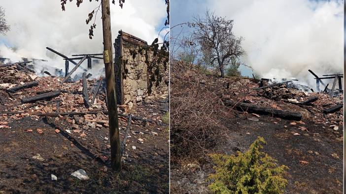 Sinop’ta ev yangınında 2 kişi yaralandı