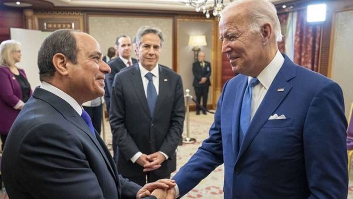 Sisi ile Biden''dan Gazze görüşmesi