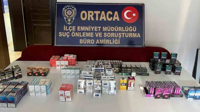 Ortaca’da bandrolsüz sigara ele geçirildi