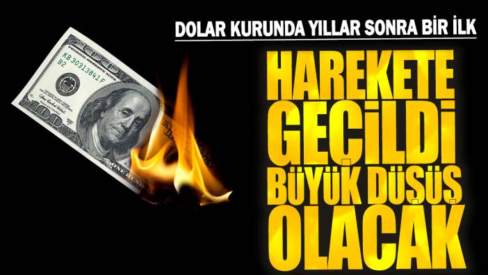 Dolar kurunda yıllar sonra bir ilk: Harekete geçildi büyük düşüş olacak