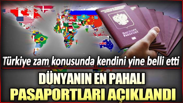 Dünyanın en değerli pasaportları açıklandı: Türkiye zam konusunda kendini yine belli etti