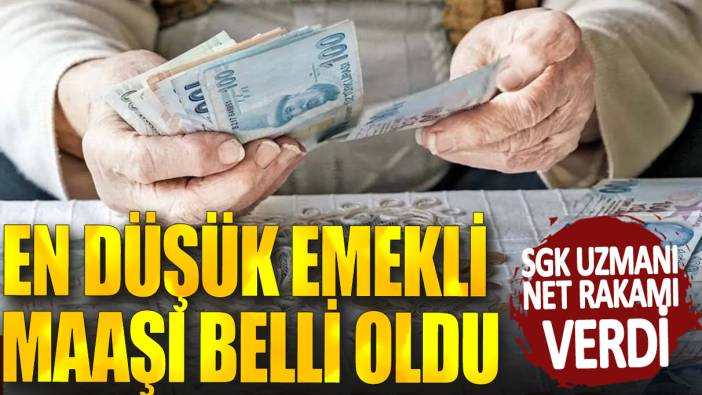 SGK Uzmanı net rakamı verdi! En düşük emekli maaşı belli oldu