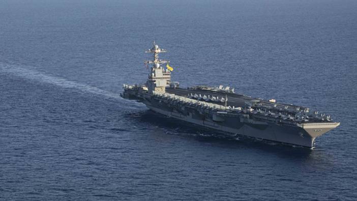 ABD Donanmasının USS Dwight D. Eisenhower uçak gemisi görev bölgesinden ayrıldı