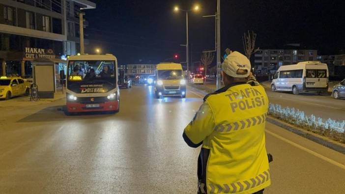 3 bin 129 araç sürücüsüne cezai işlem