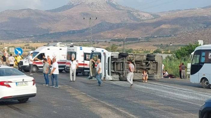 Mersin'de feci otobüs kazası. Ölü ve yaralılar var