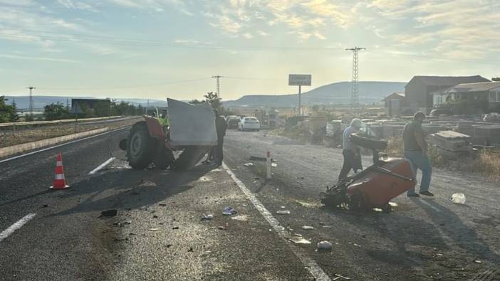 Ürgüp'te traktör kazası: 1'i ağır 8 kişi yaralandı