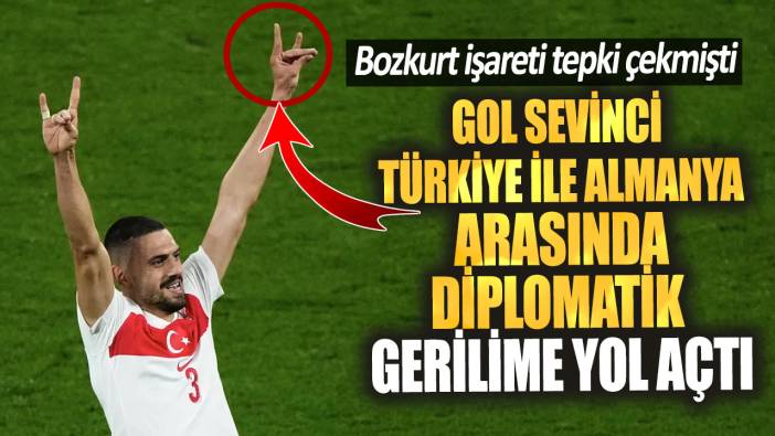 Bozkurt işareti tepki çekmişti. Gol sevinci Türkiye ile Almanya arasında diplomatik gerilime yol açtı
