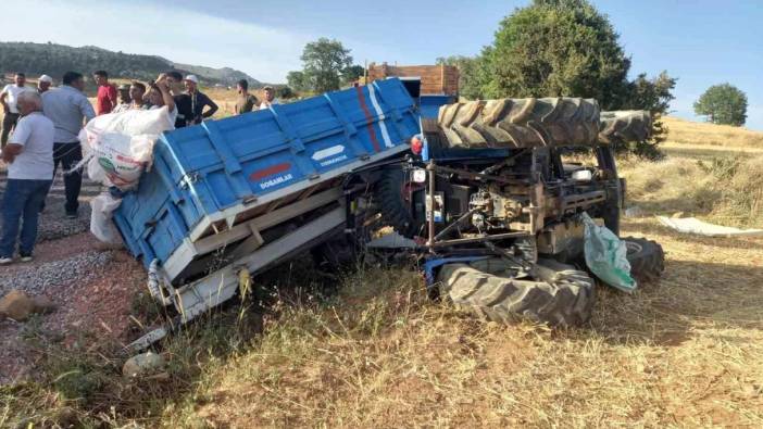 Çorum'da traktör kazası: 5 yaralı