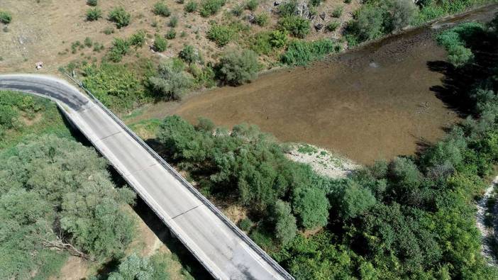 Kırklareli'nde korkutan manzara. Kurudu