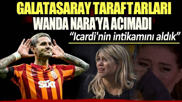 Wanda Nara Galatasaray taraftarlarının gazabına uğradı. Icardi'nin intikamını aldık