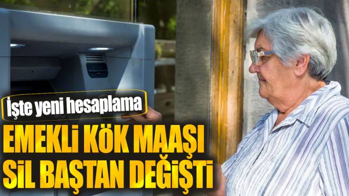 Emekli kök maaşı sil baştan değişti! Hangi emekli ne kadar para alacak? İşte güncel tablo