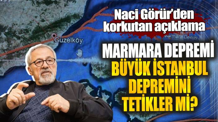 Naci Görür'den korkutan açıklama. Marmara depremi büyük İstanbul depremini tetikler mi?