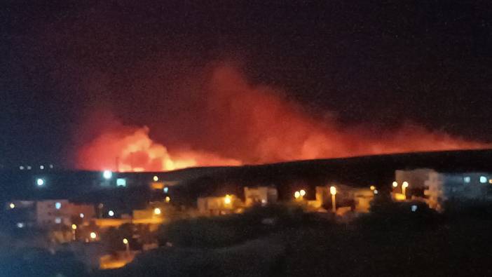 Diyarbakır’da anız yangını 3 saatte söndürüldü
