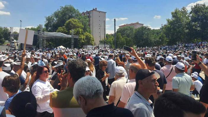 Muhasebeci ve mali müşavirler miting düzenledi