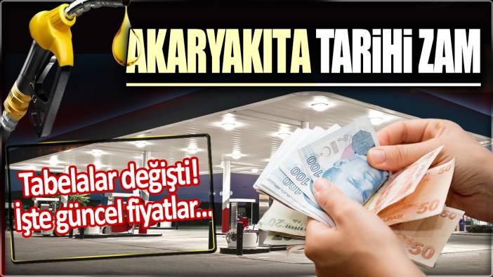 Akaryakıt fiyatlarında tarihi rekor. İşte benzin motorin ve LPG fiyatları