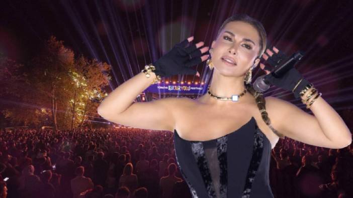 Ebru Yaşar, festivale damga vurdu! Hem sesi hem güzelliğiyle mest etti