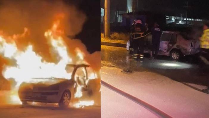 Isparta’da korkunç görüntü: Sürücü araca sıkıştı, yanarak can verdi!