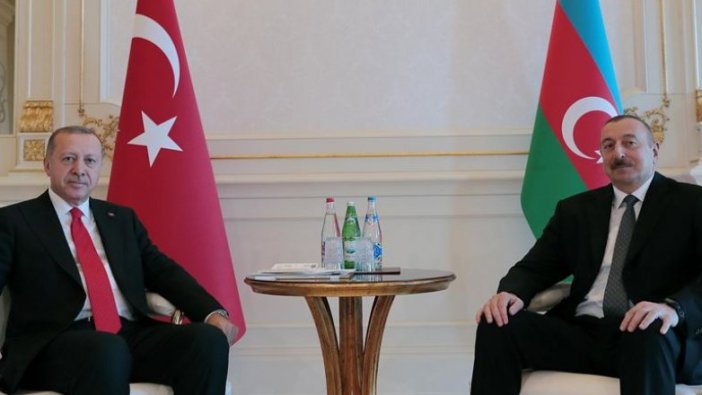 Erdoğan ile Aliyev bir araya geldi