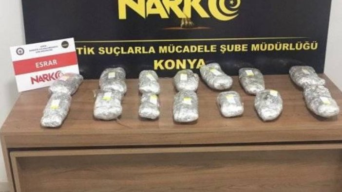 Konya'da uyuşturucu operasyonu: 16 gözaltı