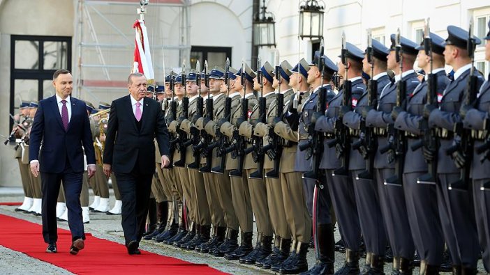 Cumhurbaşkanı Erdoğan Polonya'da