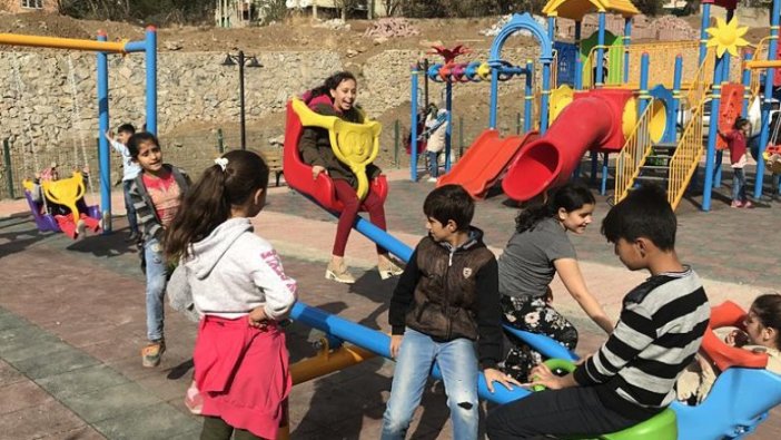 Şemdinli'de çocuklar için park ve oyun alanı