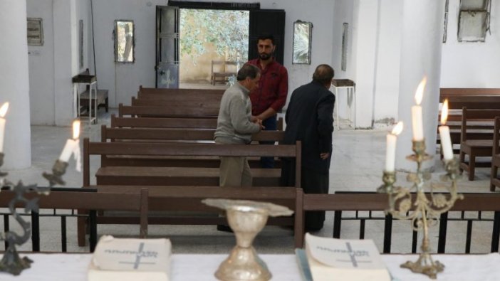Tel Abyad'daki o kilise ibadete açıldı