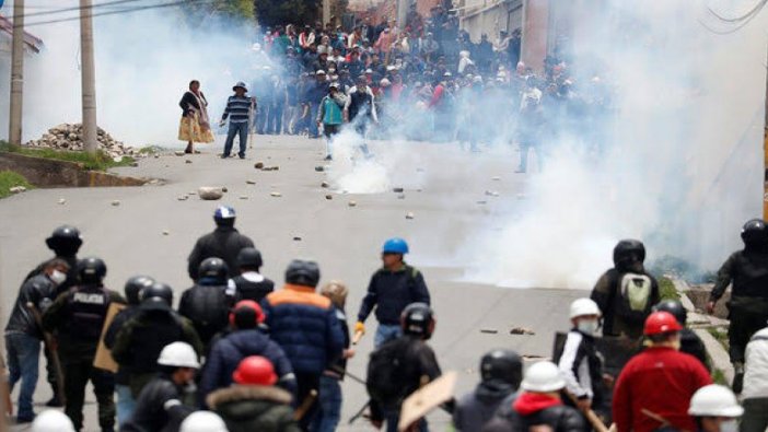 Bolivya'da Morales destekçileri sokaklarda