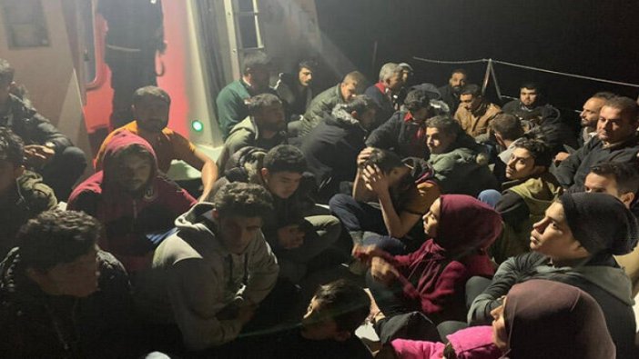 Mersin'de 52 kaçak göçmen yakalandı