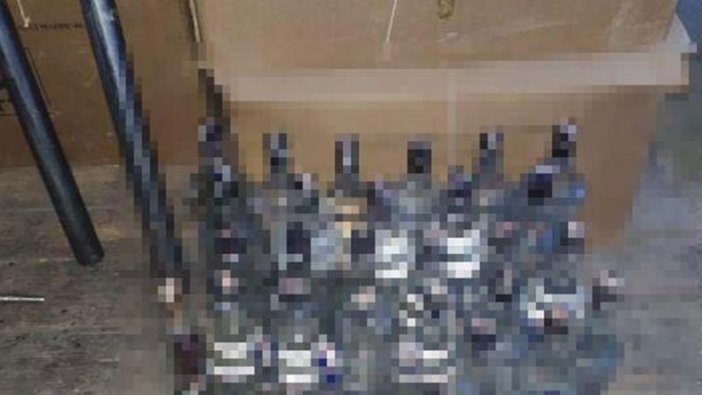 Manisa'da sahte içki operasyonu: 4 gözaltı