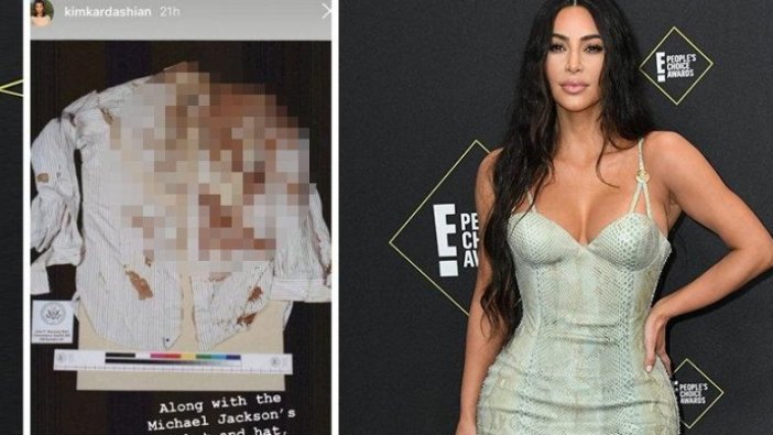 Kim Kardashian kızına kanlı gömlek satın almış!
