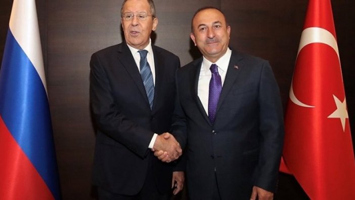 Bakan Mevlüt Çavuşoğlu, Rus Bakan Sergey Lavrov ile görüştü