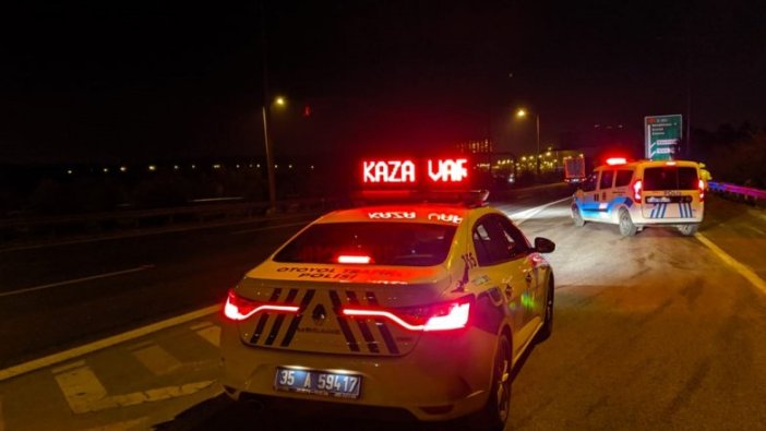İzmir'de 1 kişi kazada öldü