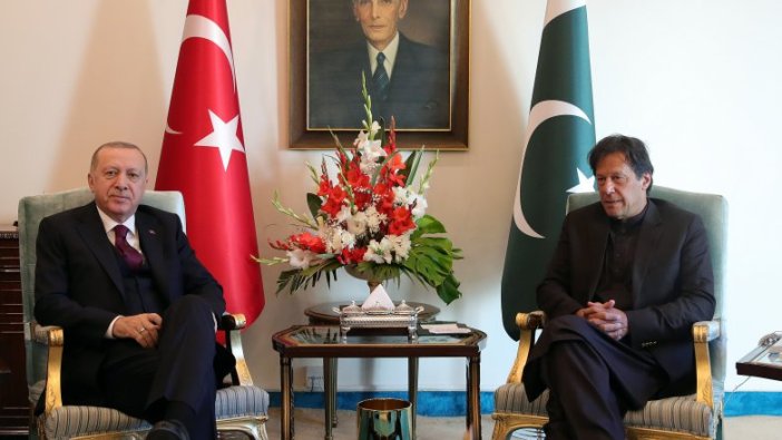Cumhurbaşkanı Erdoğan, Pakistan Başbakanı İmran Han ile görüştü