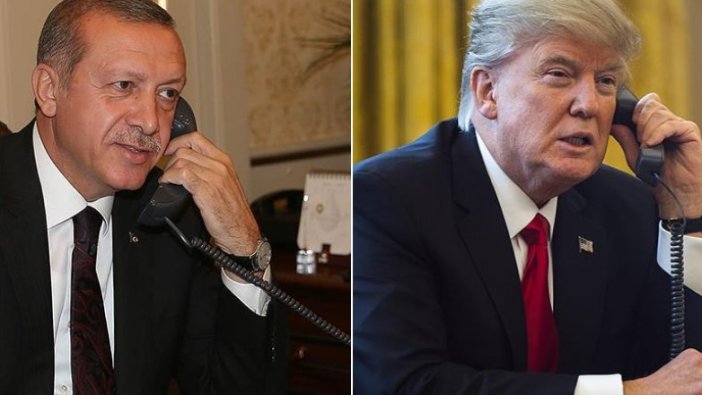Erdoğan, Trump ile görüştü