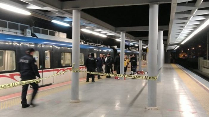 Metro hattına atlayan kişi hayatını kaybetti
