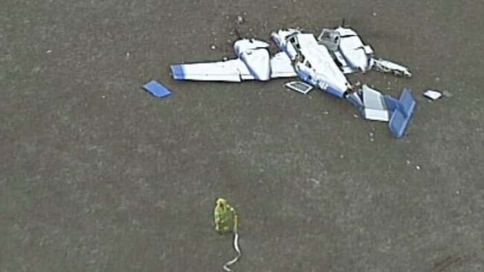 Avustralya'da iki uçak havada çarpıştı!