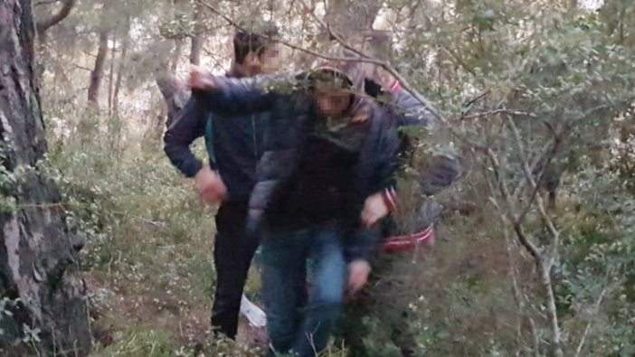 Çakmak gazı koklayan çocuklar ormanda bulundu