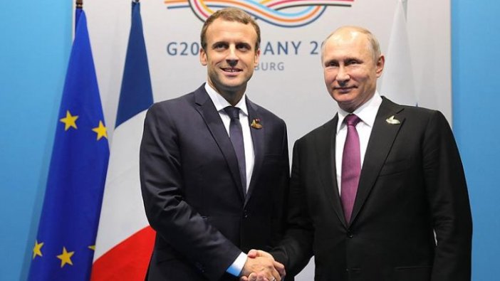 Macron ve Putin telefonda Suriye'yi görüştü