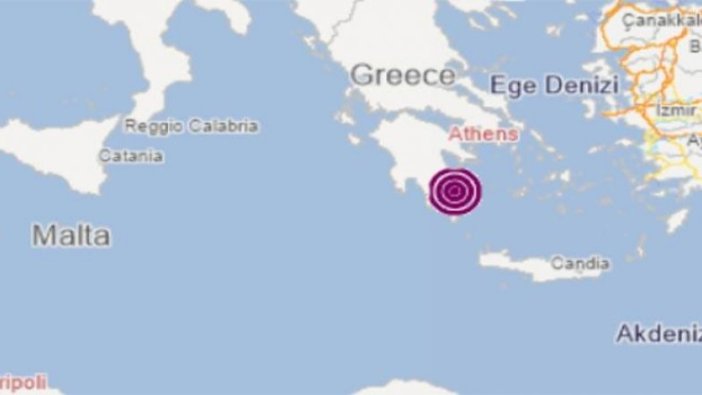 Yunanistan'da korkutan deprem!
